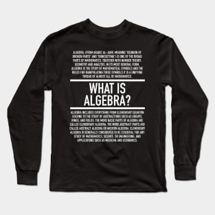 Algebra Defined Long Sleeve T-Shirt